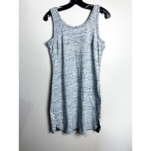 Saint Grace Marled Heathered Gray Scoop Kneck Sleeveless Tank Dress Medium